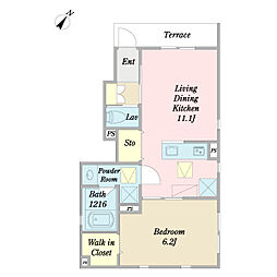 間取図画像 1LDK