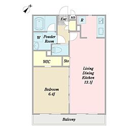 間取図画像 1LDK