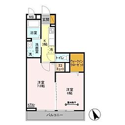 サニークロスZ 2Kの間取図画像