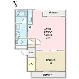 間取図画像 1LDK