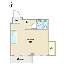 間取図画像 ワンルーム