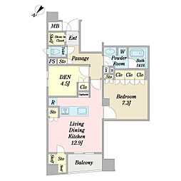 間取図画像 1SLDK