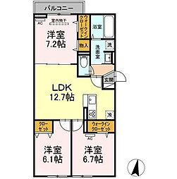間取図画像 3LDK