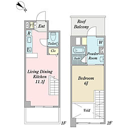 IDEALEYOKOHAMA 1LDKの間取図画像