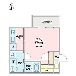 間取図画像 ワンルーム