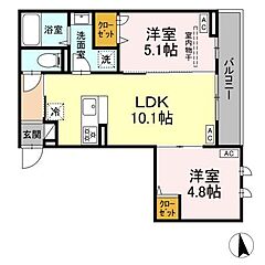 物件の間取り