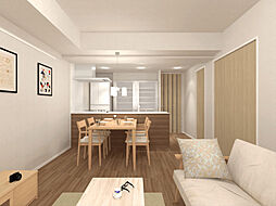 ＬＡＴＴＩＣＥ東松戸 0503 5階2LDKのリビング/ダイニング