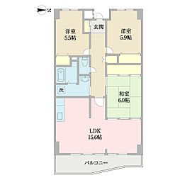 間取図画像 3LDK