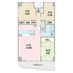 間取図画像 3LDK