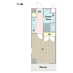 グランドルチェ3 1Kの間取図画像