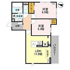 物件の間取り