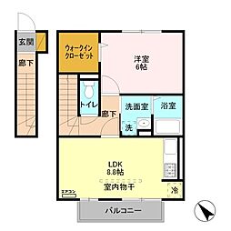 間取図画像 1LDK