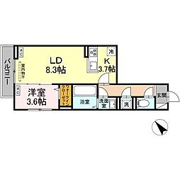 間取図画像 1LDK