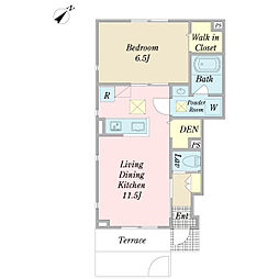 間取図画像 1LDK