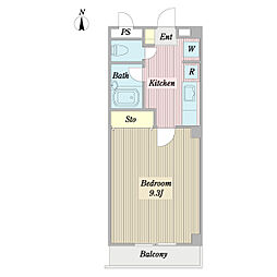 TOLANAI 1Kの間取図画像