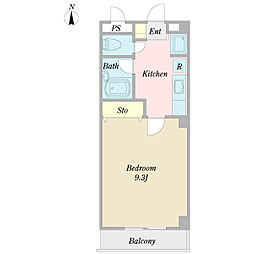 TOLANAI 1Kの間取図画像