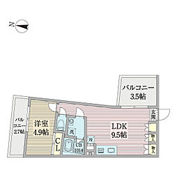 間取図画像 1LDK