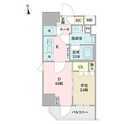 間取図画像 1DK