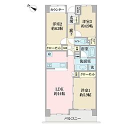 物件画像 港北ニュータウンパークサイドハイツ3番館
