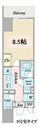 Treem 1Kの間取図画像