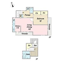 間取図画像 1LDK