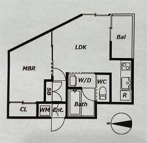 間取り メトロ新高円寺マンション 4階/-