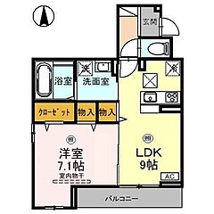 物件の間取り