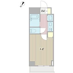 プロシード日本橋本町 1Kの間取図画像