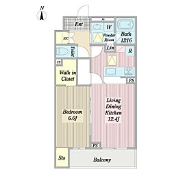 間取図画像 1LDK