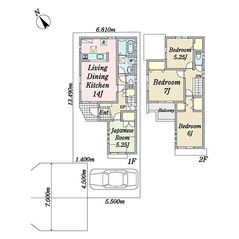 間取り 江戸川区江戸川2丁目
