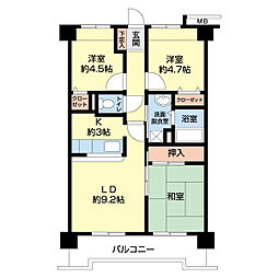 間取図画像 3LDK