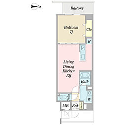 Granvia 1LDKの間取図画像