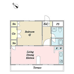間取図画像 1LDK