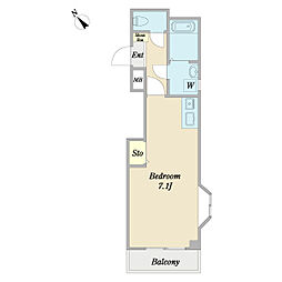 間取図画像 ワンルーム