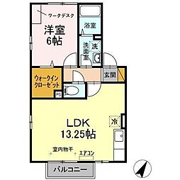 トップ5 1LDKの間取図画像