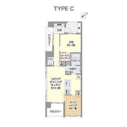 e-STEP 2LDKの間取図画像