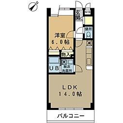 間取図画像 1LDK