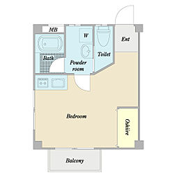 間取図画像 ワンルーム