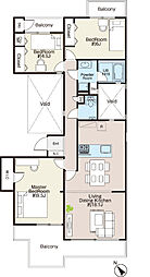 パティーク新浦安12 3LDKの間取図画像
