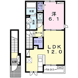 間取図画像 1LDK