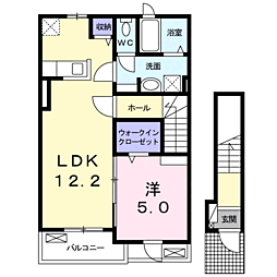 間取図画像 1LDK