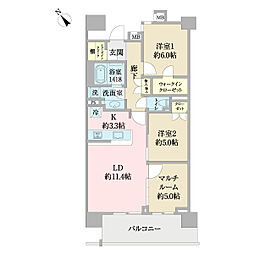 間取図画像 2SLDK