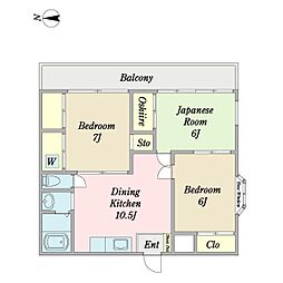 間取図画像 3LDK