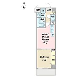 間取図画像 1LDK
