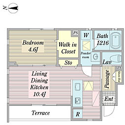間取図画像 1LDK