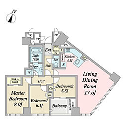 間取図画像 3LDK