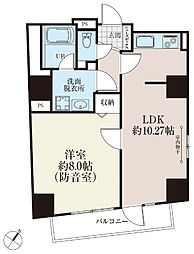 ＶＯＲＴ白山レジデンス 2階1LDKの間取り