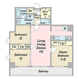 間取図画像 3LDK