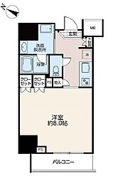 レオーネ文京音羽 1Kの間取図画像