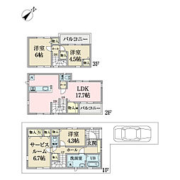 物件画像 江戸川北葛西5期 新築戸建2号棟